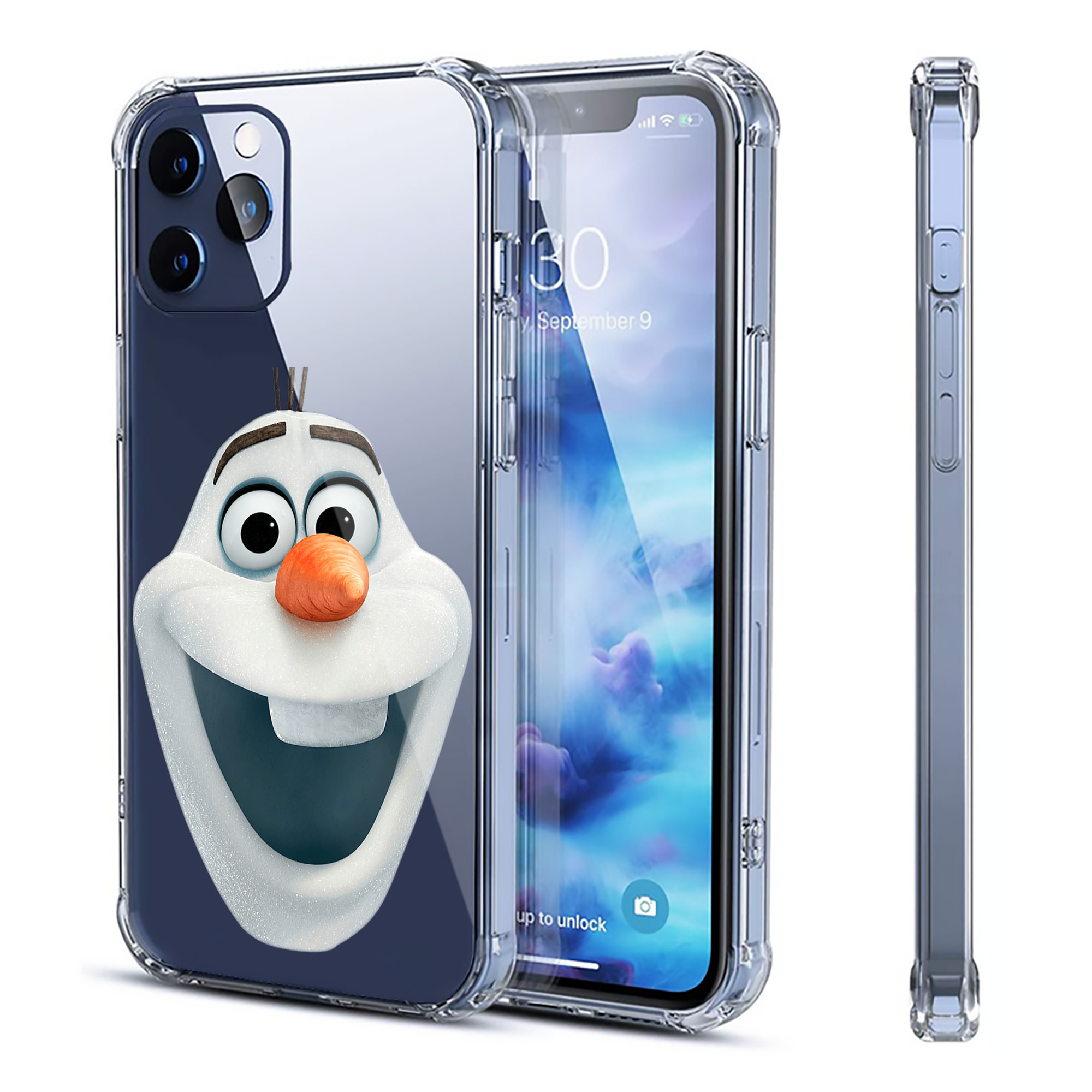 （画像用） アナと雪の女王 アンナ エルサ Frozen Anna Elsa 【iPhone 12シリーズ対応】透明スマホケース（クリアソフトケース）